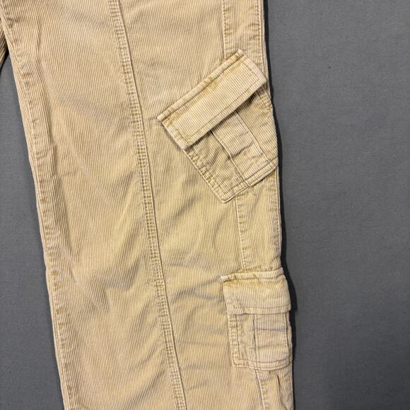 URBAN OUTFITTERS BDG Corduroy Khakis Y2K Cargo Jeans Size Small Tan Brown - Picture 5 of 14